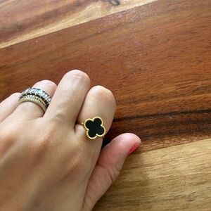Gold Clover Ring